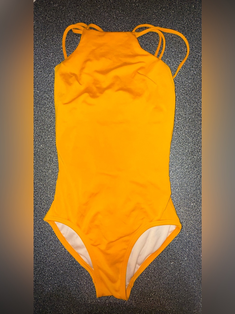 Jo & Jax One Piece Dance Leotard Orange Size Adult X-Small
